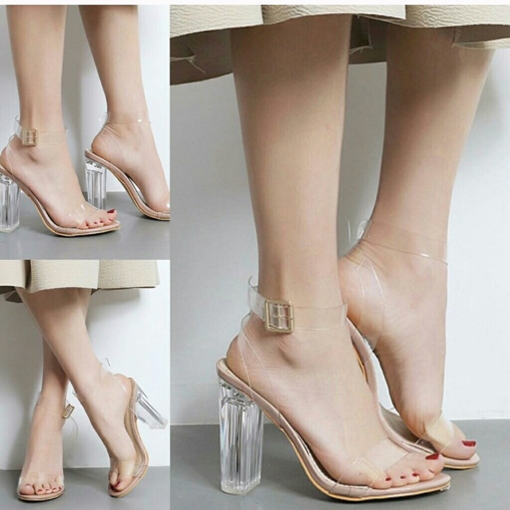 Transparent sandals